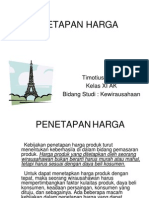 Penetapan Harga Tugas KWH