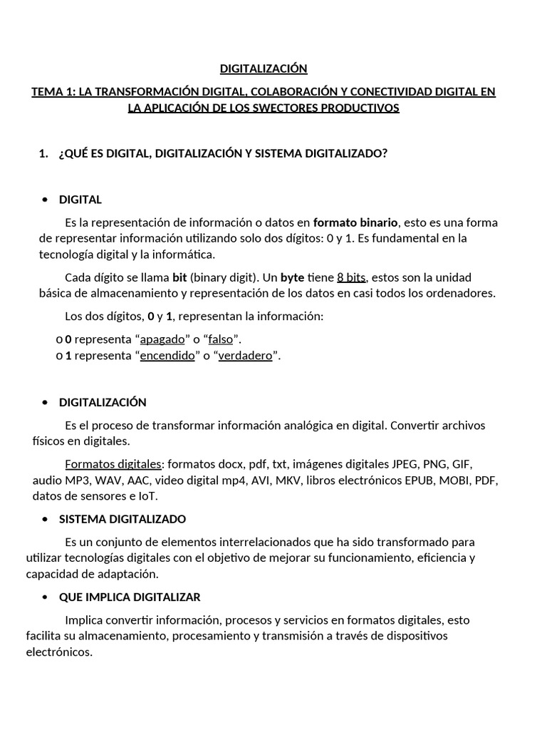 Tansformacion Digital | PDF | Computación en la nube | Internet de las ...
