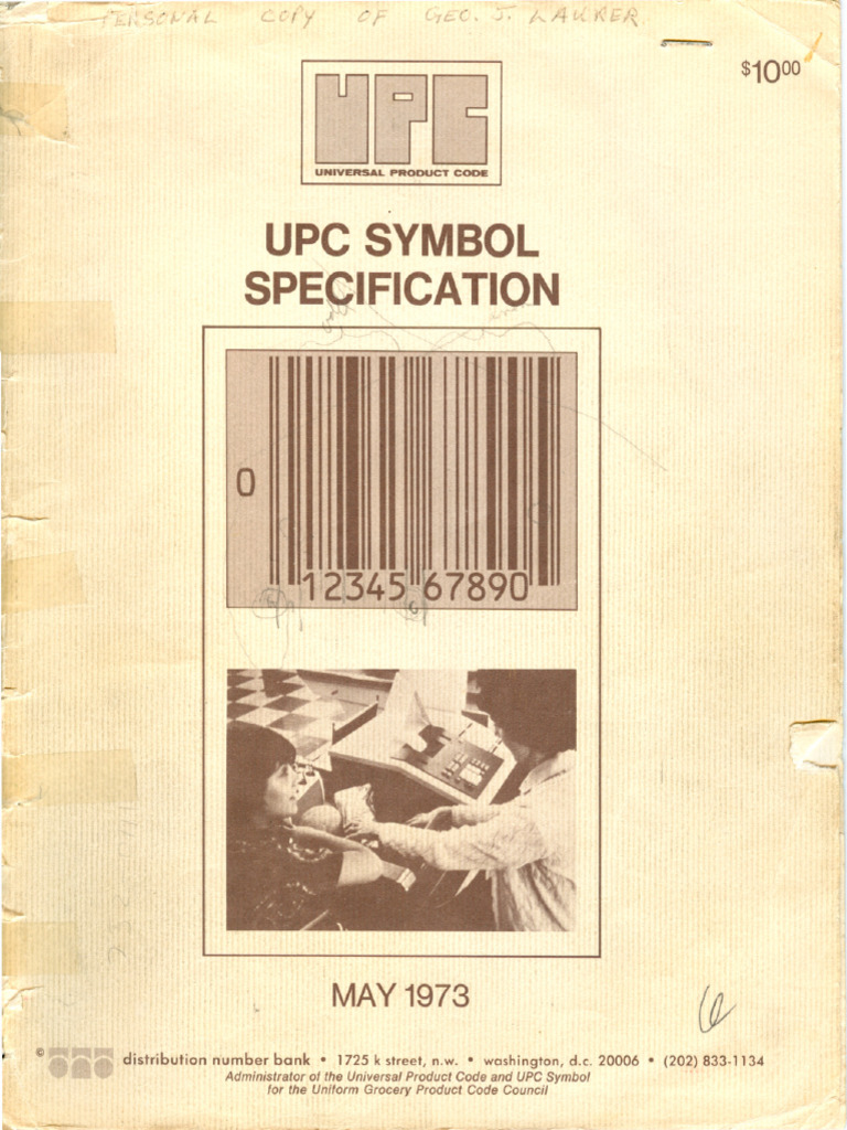 UPC Symbol Specification Guide | PDF | Universal Product Code | Encodings