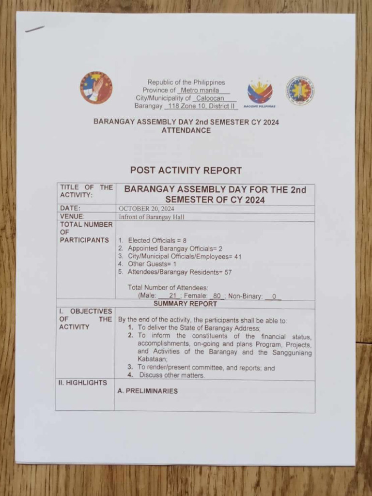 Soba Post ACTIVITY 2024 | PDF
