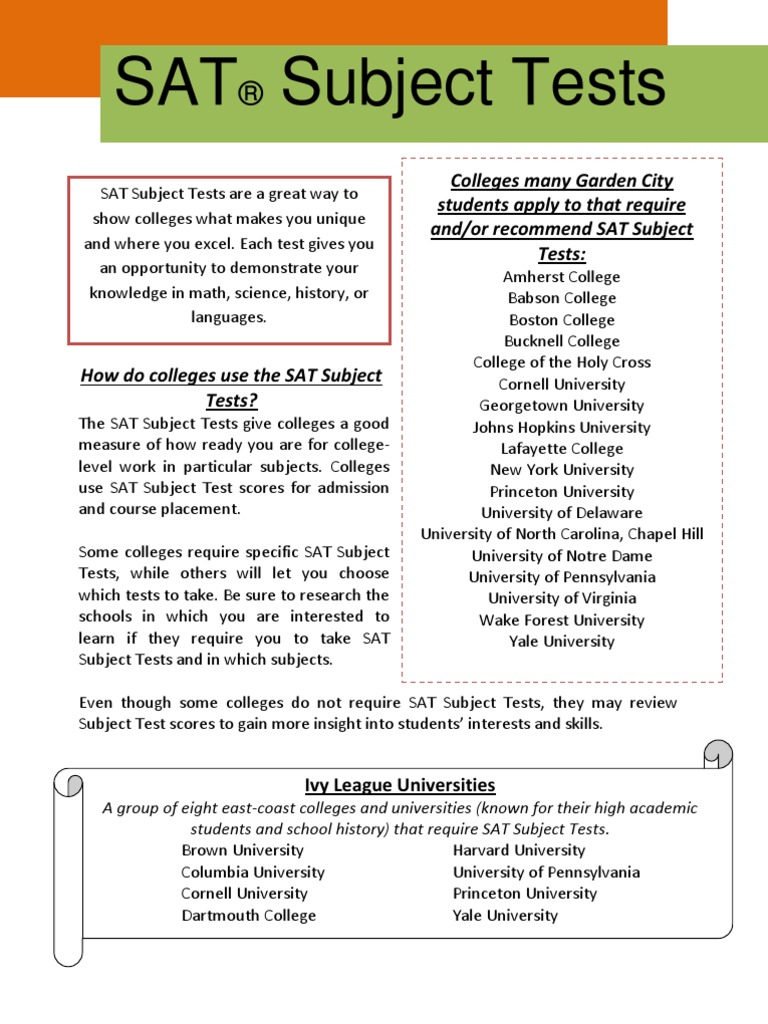 Understanding SAT Subject Tests | PDF | Sat | Trigonometric Functions