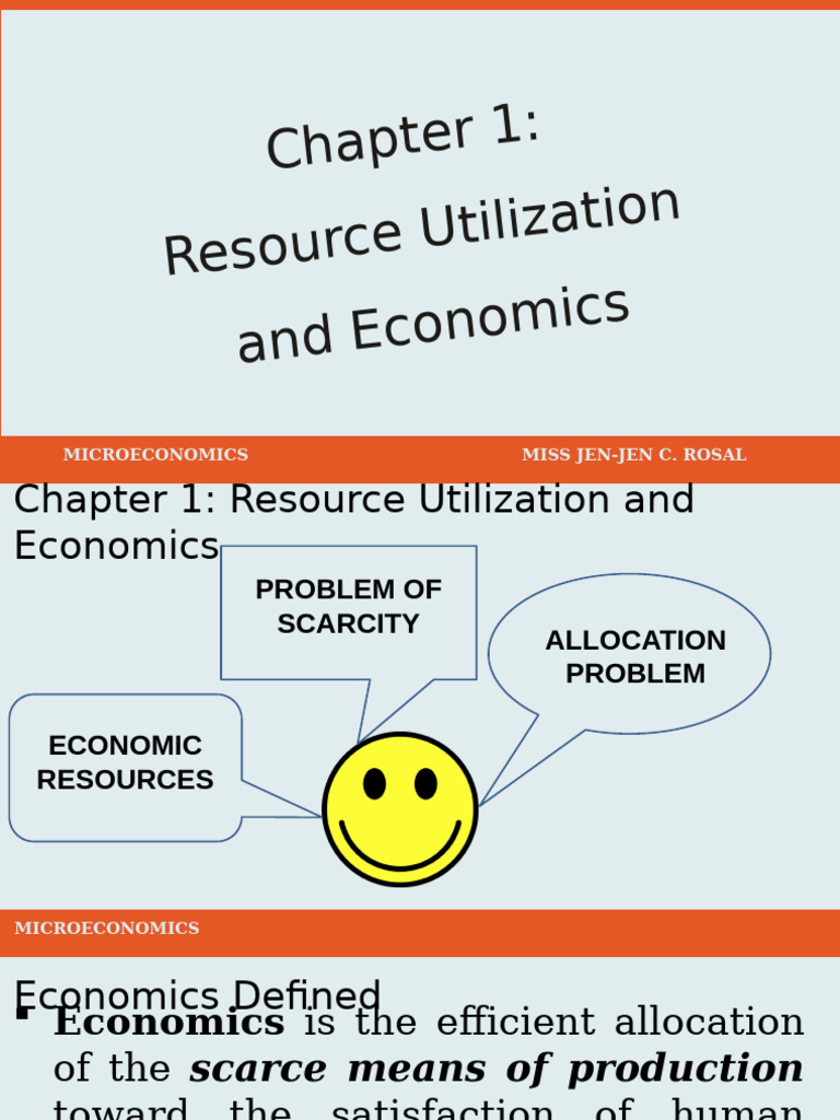 Microeconomics: Resource Allocation Basics | PDF | Microeconomics ...