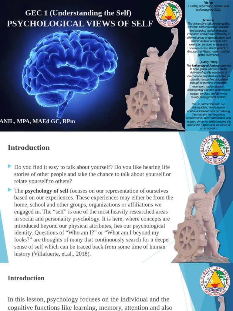Understanding the Psychology of Self | PDF | Self | Self Concept