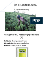 Conceitos de Agricultura: Nutrientes do Solo, Pragas e Doenças