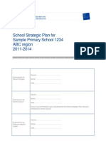 School Strategic Plan For Sample Primary School 1234 ABC Region 2011-2014