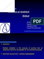 Validation of Analytical Method: Ashok Suthar Regulatory Associate Regulatory Affairs Amneal Pharmaceuticals