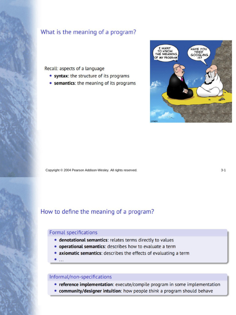 3.2 Dynamic Semantics | PDF | Semantics | Axiom