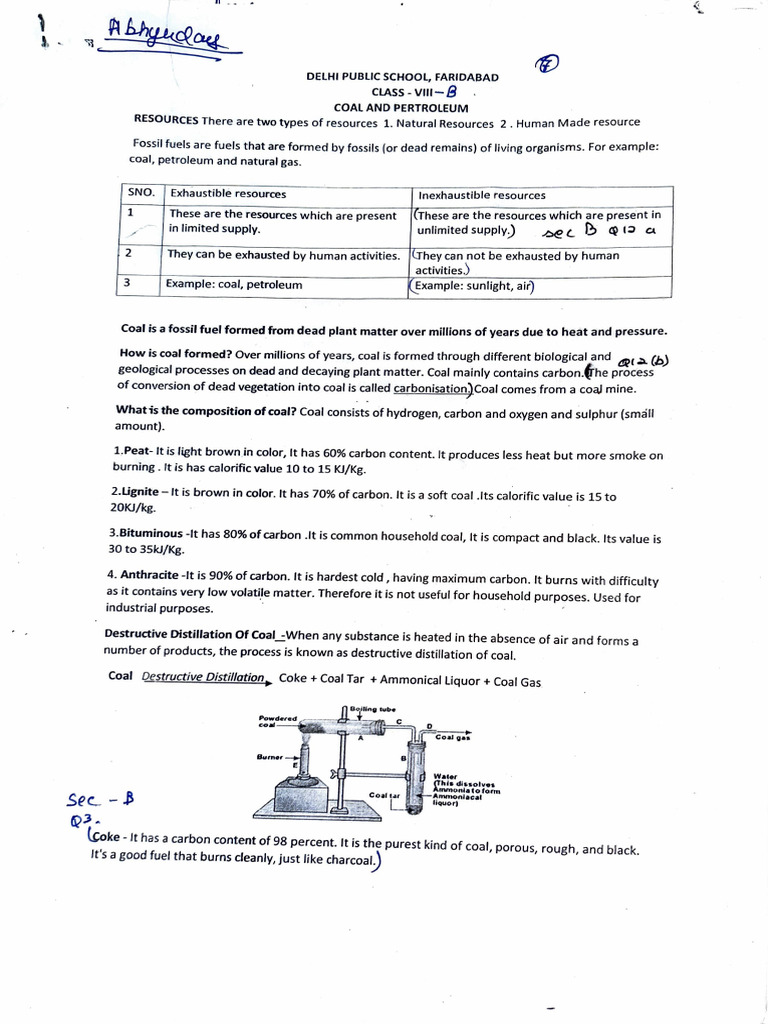 Science Notes Dps Class 8 | PDF