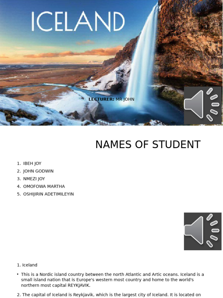 Iceland Travel Guide and Transcript | PDF | Travel Visa | Iceland