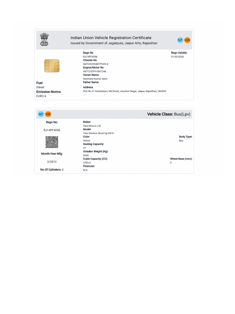 Vehicle RC Rj14pf4056 | PDF