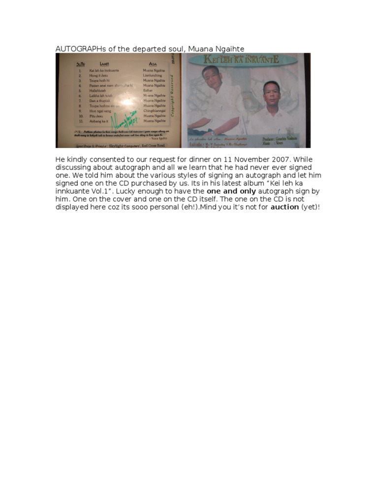 Autograph | PDF