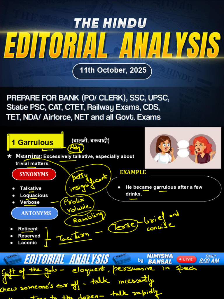 Editorial With Annotation 11-10-25 | PDF