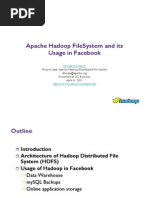 Apache Hadoop Filesystem and Its Usage in Facebook