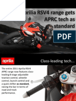 Aprilia RSV4 range gets APRC tech as standard