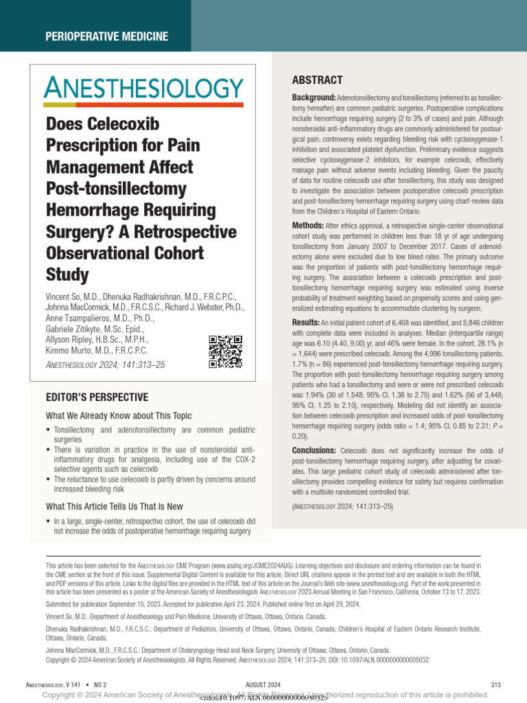 Does Celecoxib Prescription For Pain Management.21 | PDF | Nonsteroidal ...