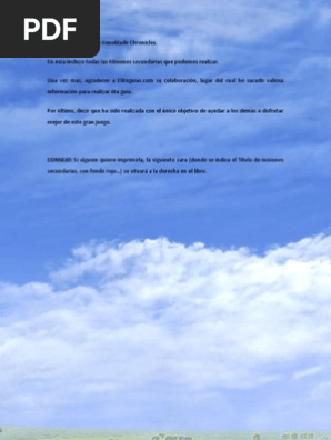 Misiones Sec Und Arias Xenoblade Chronicles Pdf Naturaleza