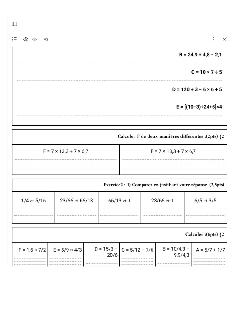 Math Exam Document Conversion - Claude | PDF