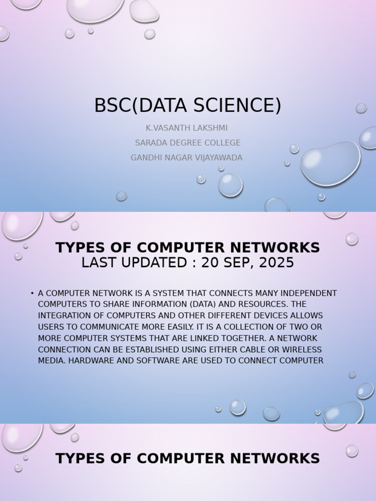 Vasanthi-1 BSC (Data Science) | PDF