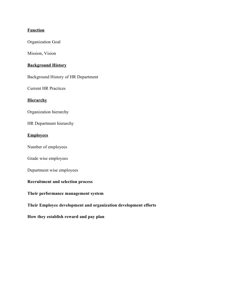 Organization Goal Mission, Vision: Function | PDF