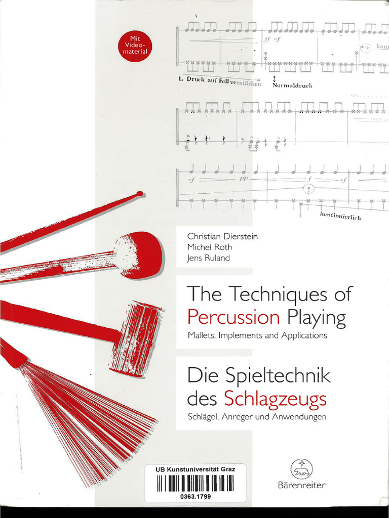 The Techniques of Percussion Playing - Dierstein, Roth, Ruland | PDF ...