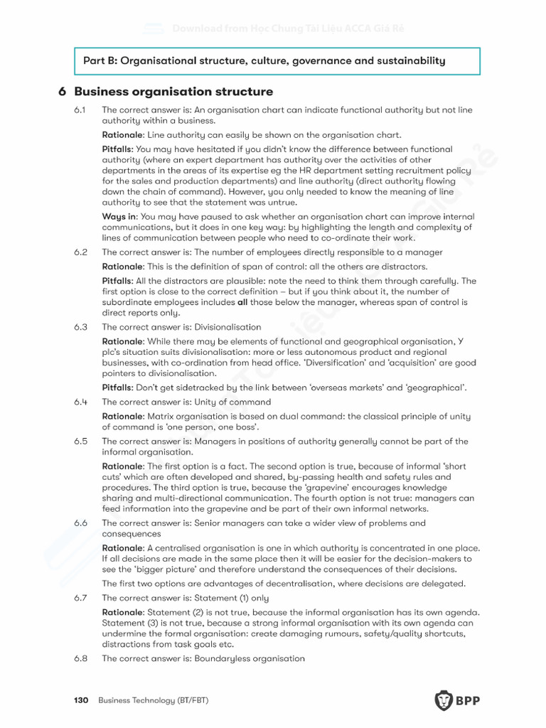Organisational Structure and Culture Insights | PDF | Consciousness ...