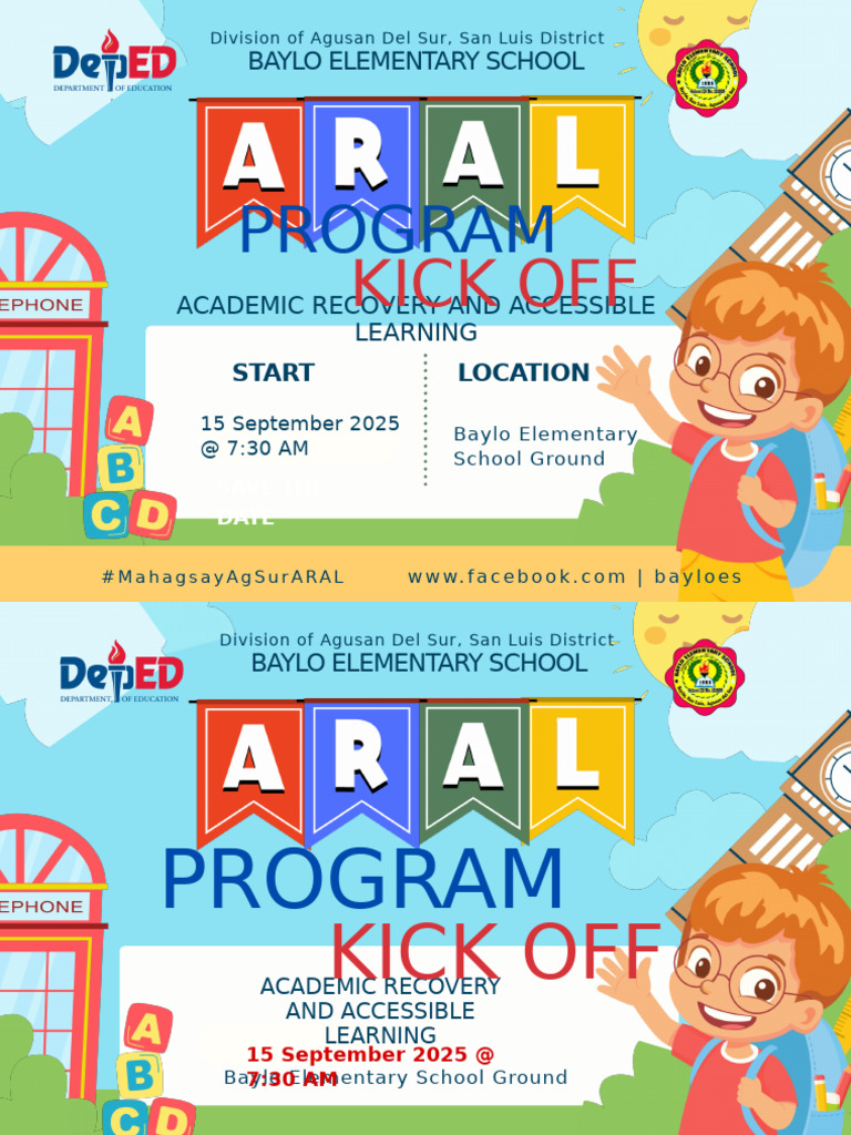 Aral Program Launch at Baylo Elementary | PDF