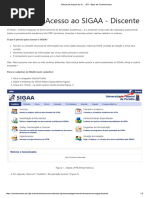 Cadastro de Usuário no SIGAA | PDF