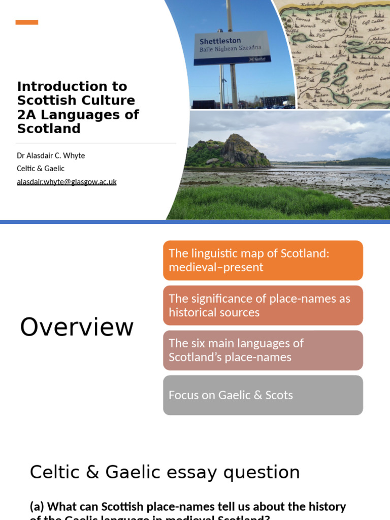 Scottish Place-Names and Languages | PDF | Picts | Scotland