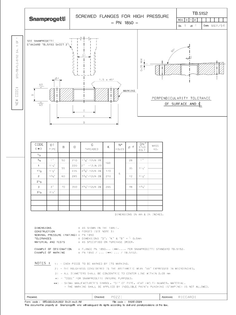 STD TB FLG 5152 | PDF