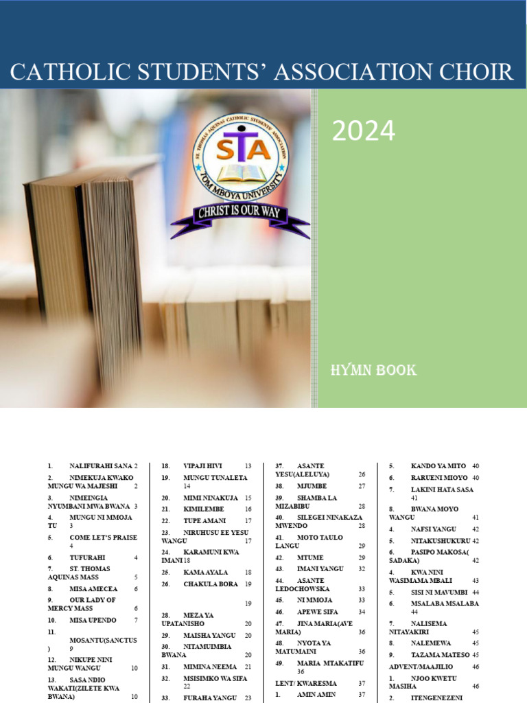 Sta Hymn Book Last Update | PDF | Religious Belief And Doctrine