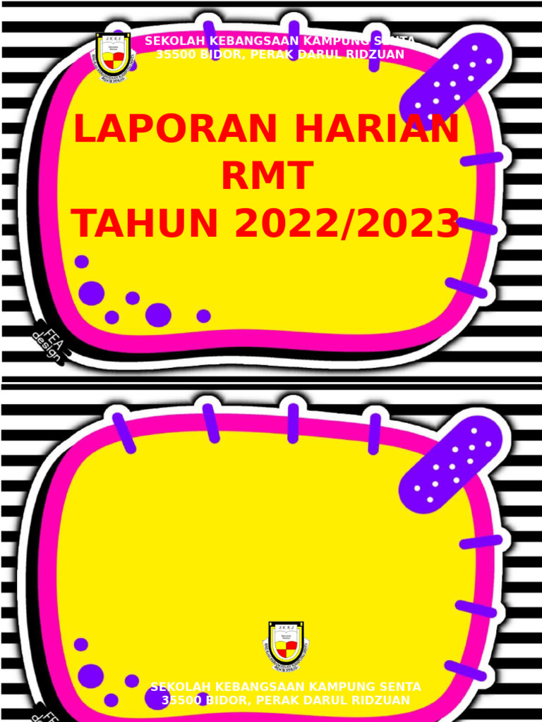 Muka Depan Laporan & Kehadiran RMT | PDF