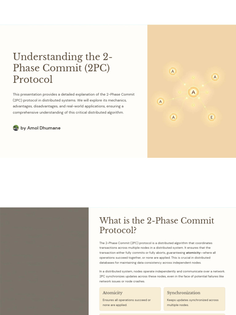 2-Phase Commit Protocol Explained | PDF | Database Transaction | Data