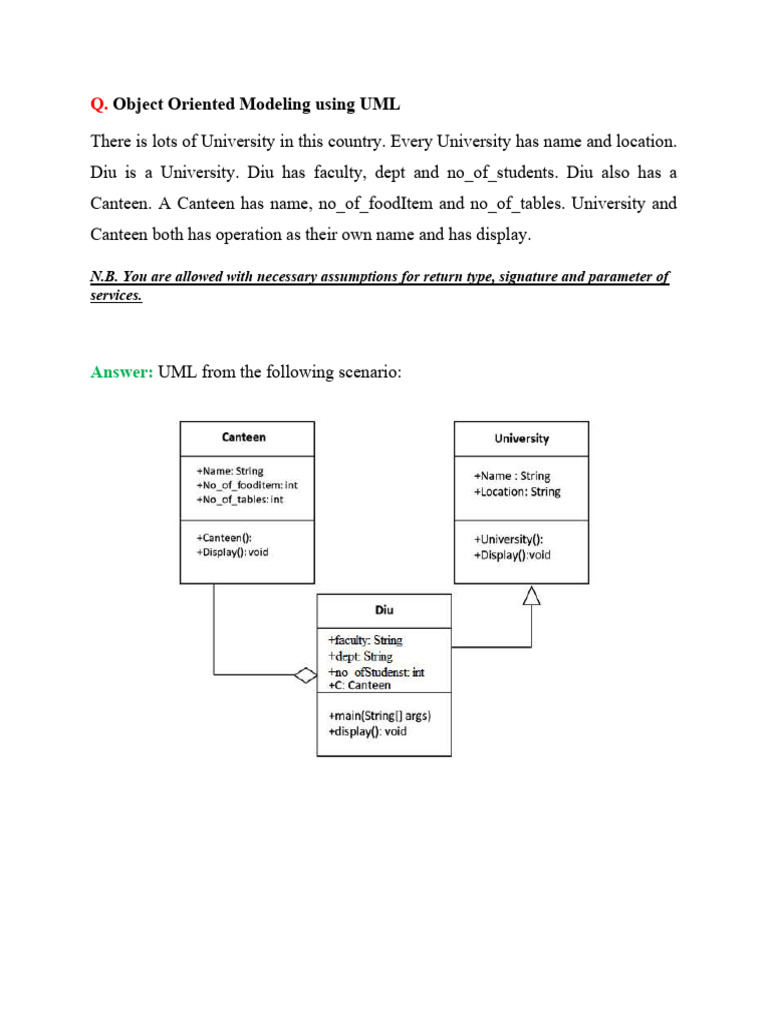Scenario To UML To Java Code | PDF