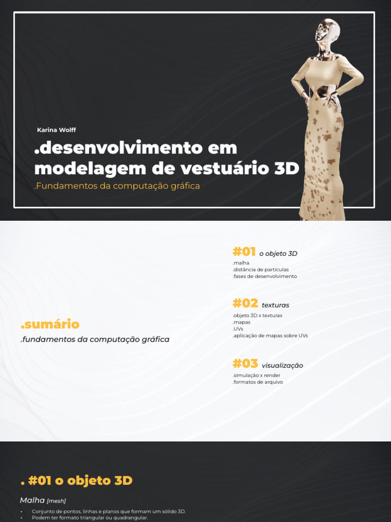 Modelagem 3D de Vestuário: Fundamentos | PDF | Desenho | Modelagem 3D