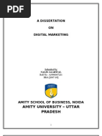 Download 2174 Report on Digital Marketing by Shivendra Tiwari SN93391770 doc pdf