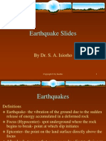 Earthquake Slides: by Dr. S. A. Isiorho