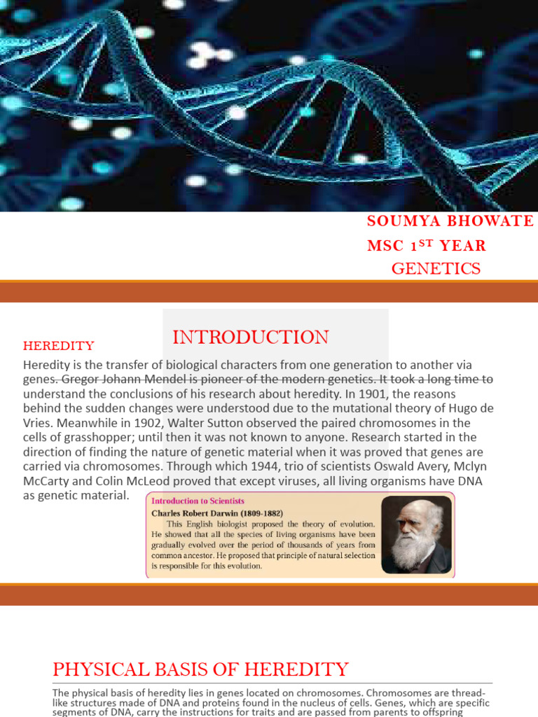Understanding Heredity and Genetics | PDF | Dominance (Genetics) | Genetics