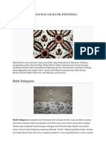 Download Macam Macam Batik Indonesia by Aisyah Fadhilah SN93392830 doc pdf