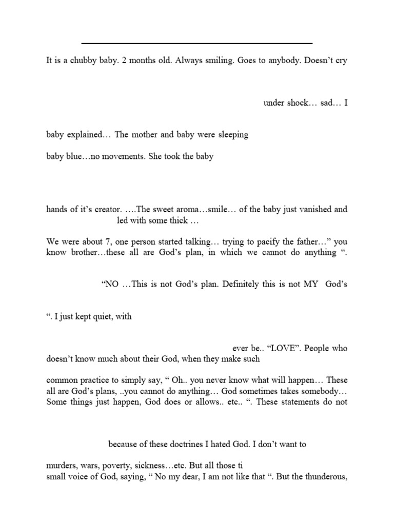 Who Is Responsible For All These Tragedies PDF PDF Jesus Sin(02)
