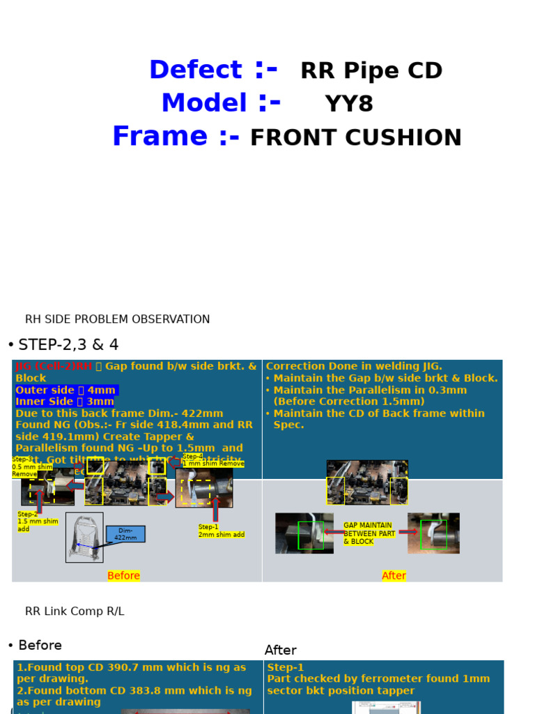 RR Pipe CD Defect Analysis Report | PDF