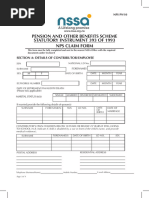 NIS 184 Employer Contribution Form | PDF