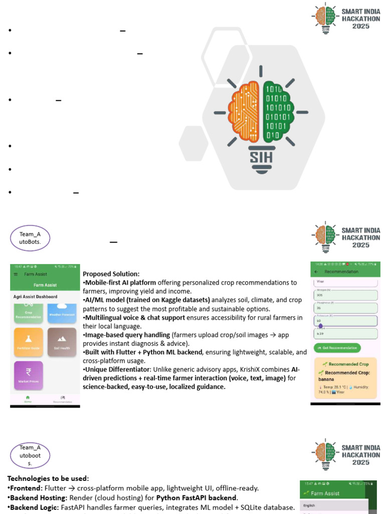 AI Crop Recommendations for Farmers | PDF | Agriculture | Artificial ...