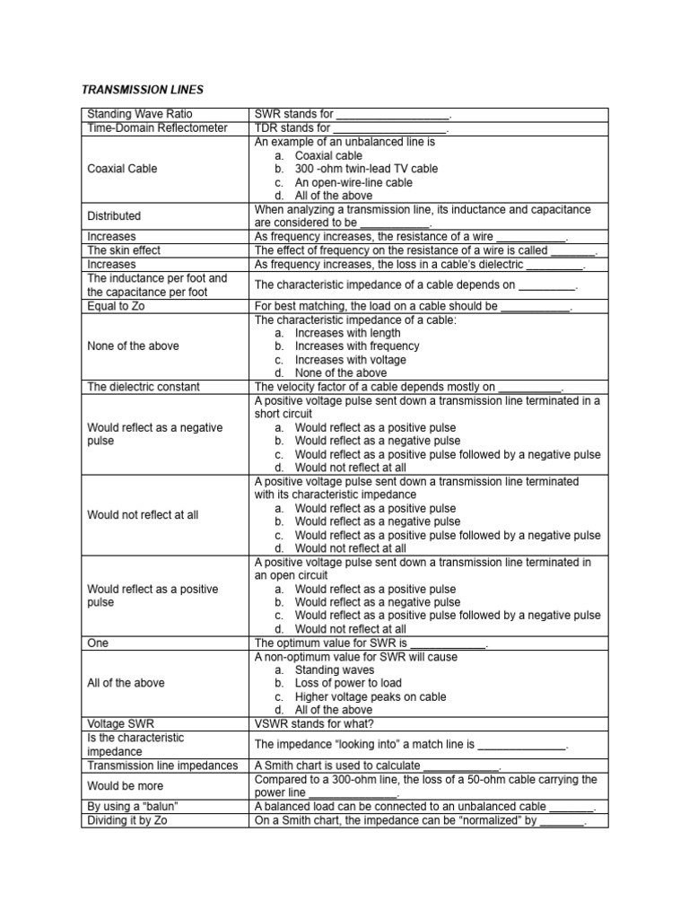 Est Transmission Line | PDF | Transmission Line | Electrical Impedance