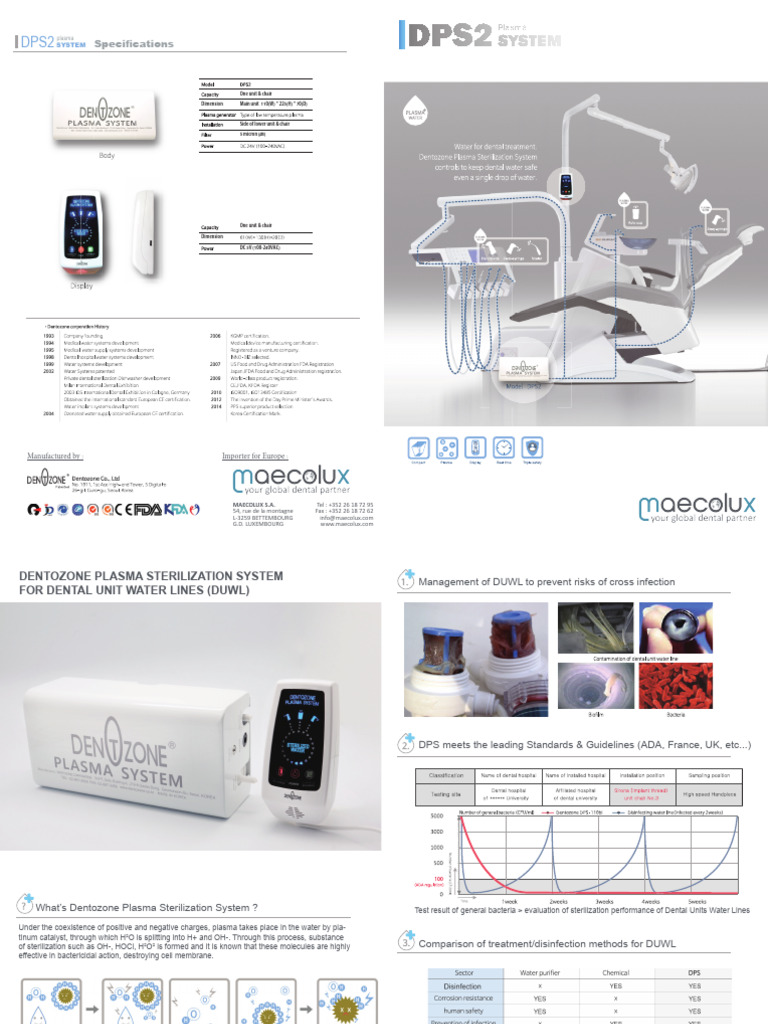 Dentozone Plasma Sterilization System | PDF