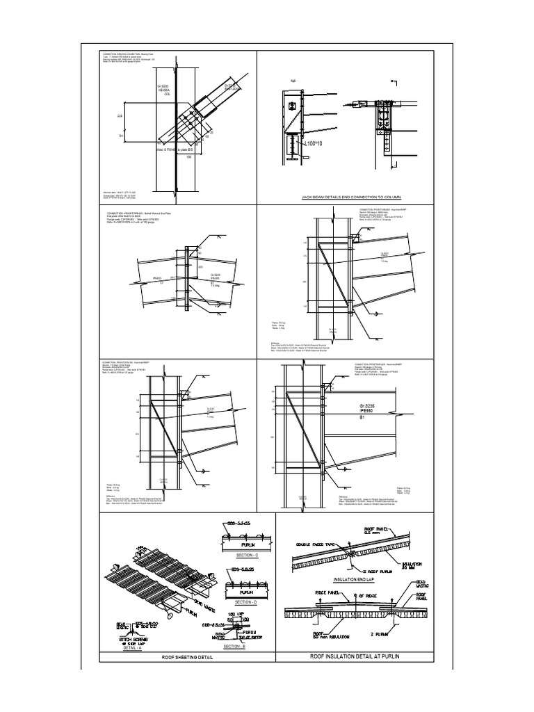 Structural Connection Details and Specs | PDF | Structural Engineering