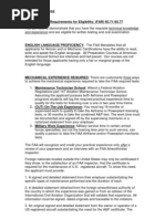 Canadian AME License Requirements | PDF | Aircraft | Aviation