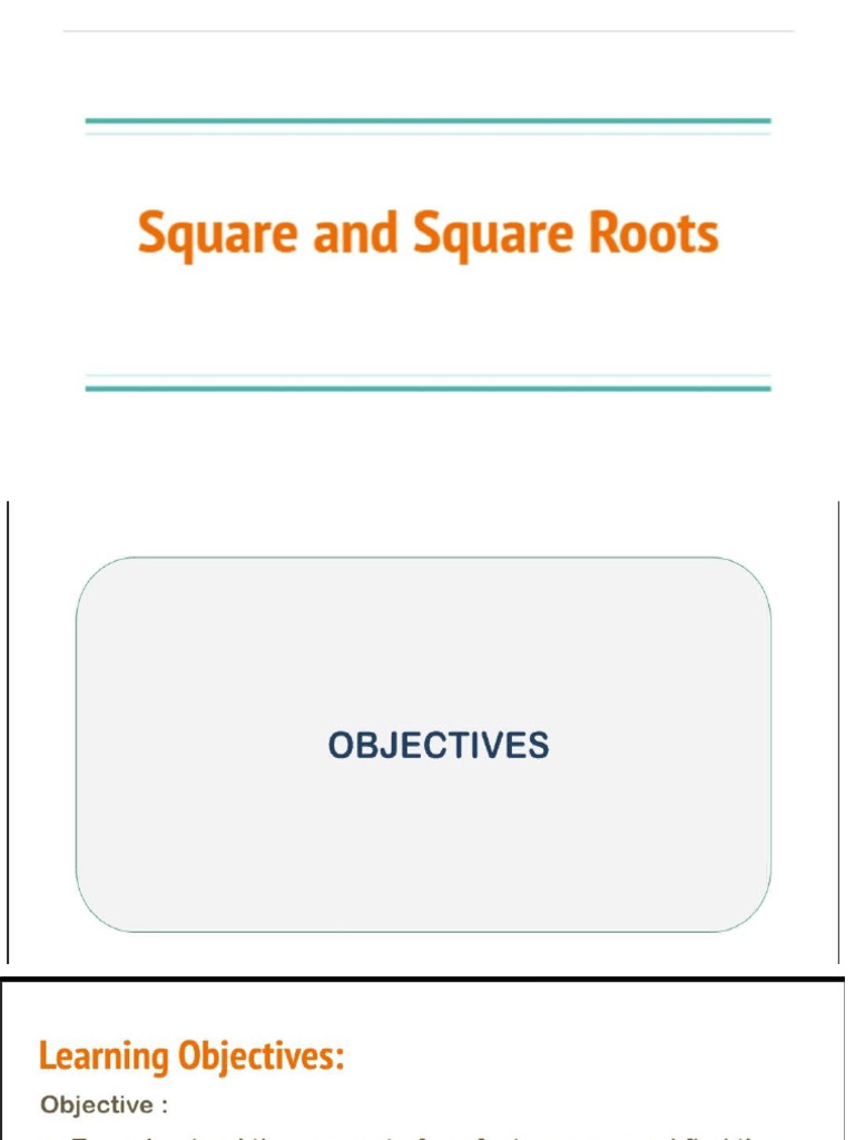 Square and Square Roots Viii | PDF
