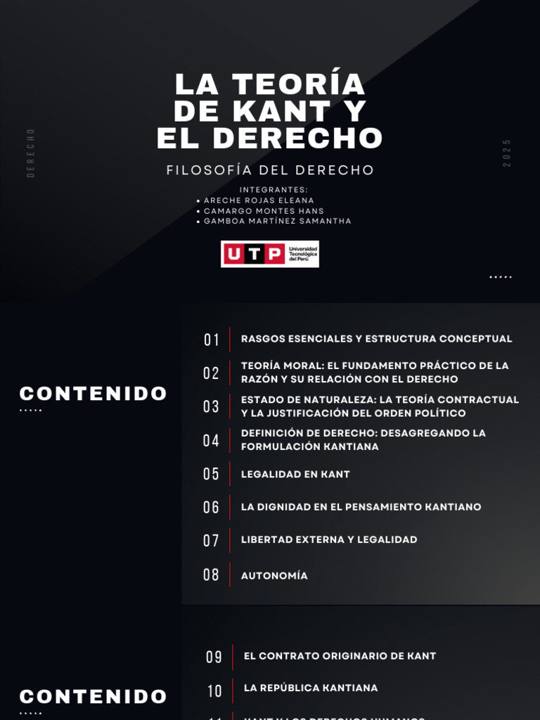 Teoría del Derecho en Kant: Fundamentos y Críticas | PDF | Immanuel ...