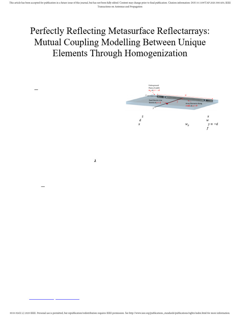 Accurate Metasurface Reflectarray Design | PDF | Radio Technology ...