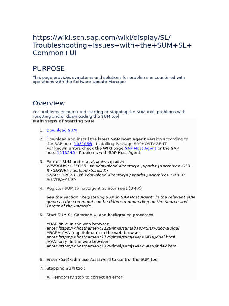 SUM SL Common UI Troubleshooting Guide | PDF | Windows Registry | Computing